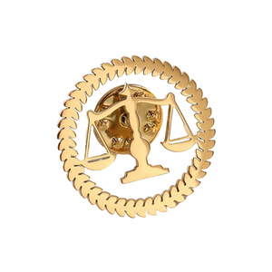 Spilla in Metallo Fusione a Tre Colori con Motivo Avvocato e <span class=keywords><strong>Giudice</strong></span> per Anniversari e Distintivi della Giornata Nazionale - Product Image 4