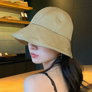 Cappello a secchiello protezione viso a scomparsa per berretto da sole in Velcro - Product Image 1