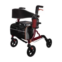 Produits tendance pour les personnes âgées roulant marche poussette maison tenir dispositifs médicaux en aluminium assistant commercial marcheur rollator