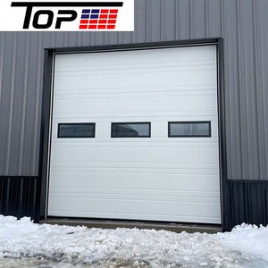 <span class=keywords><strong>Porte</strong></span> <span class=keywords><strong>de</strong></span> <span class=keywords><strong>garage</strong></span> électrique pliante 9x8 à 2 panneaux, motorisée, pour allée étroite - Product Image 6