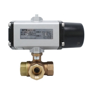 CS-TNE FBS-TNE บอลลมนิวแมติกแบบหล่อขึ้นรูปด้วยทองเหลือง 3 ทาง แบบ L ชนิดสปริงคืนตัวเดียว 10K 1/4 นิ้ว-2 นิ้ว CS-1 CS-2 FBS-1 CS-TNE Ligh - Product Image 3