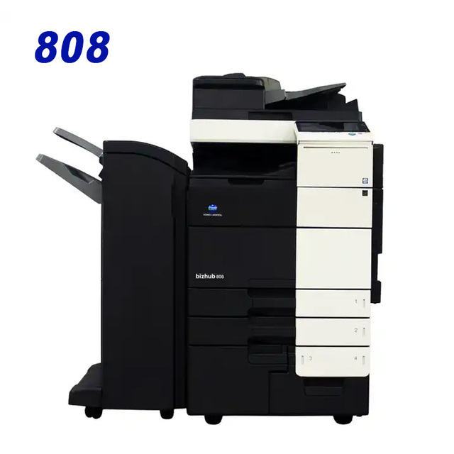 Refurbished Used 808 Printer Black and White Copiers Photocopiers Konica Minolta Bizhub Printer