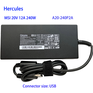 Adattatore AC Originale Chicony 240W con Connettore USB per MSI Katana 17 B12VGK A20-240P2A A240A010P ADP-240EB D Caricabatterie per <span class=keywords><strong>Laptop</strong></span> - Product Image 1
