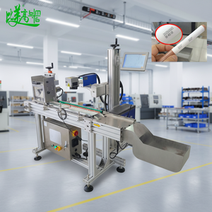 Máquina de Codificación y Clasificación Láser UV con Alimentación Automática para Tapas de Bolígrafos, para Industrias como Papelería y Productos Químicos de Uso Diario, Operación Autónoma - Product Image 1