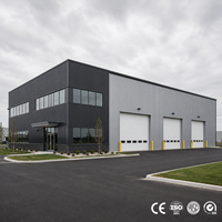 Almacén de Comercio Electrónico de Alta Eficiencia con Estructura de Acero y Oficinas Modernas, Centro de Distribución Prefabricado para Negocios