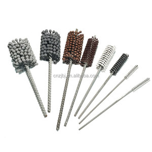 4 inch nhôm Oxit xi lanh bàn chải dingle bóng trau dồi cho Cross-Lỗ deburring - Product Image 4