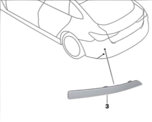 Luce riflettore paraurti posteriore per <span class=keywords><strong>BMW</strong></span> 4 serie G26/G26 LCI & <span class=keywords><strong>I4</strong></span>, OE: 63149883031 /63149883032 ABS + materiale PC, sostituzione diretta - Product Image 4