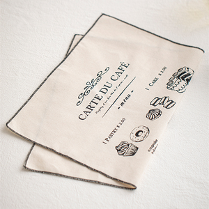 Paños de Cocina de Lino y Algodón Natural Reutilizables y Personalizables, Servilletas de Lujo para Restaurantes, Cafeterías y Pastelerías - Product Image 4