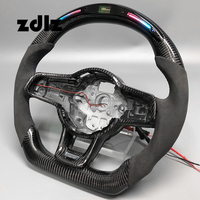 Kunden spezifisches LED Original Carbon Lenkrad für Volkswagen Golf 7.5 MK7 VW Polo GTS GTI GTE Auto lenkrad