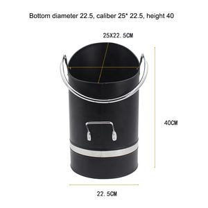 <span class=keywords><strong>Cheminée</strong></span> Seau À Cendres En Métal Charbon De Bois Seau <span class=keywords><strong>Cheminée</strong></span> Outil Cendre Peut <span class=keywords><strong>Foyer</strong></span> Poêles À Bois Titulaire Seau Seau - Product Image 2