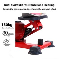 FDFIT Appareil d'exercice multifonctionnel hydraulique bilatéral silencieux pour la marche et l'escalade, pour la perte de poids