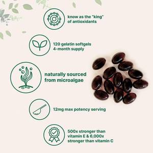 Olio di Krill per uso alimentare astaxantina Softgels capsule estratto di erbe integratore di salute per sostenere la salute del cuore e del cervello - Product Image 3