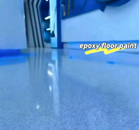 Revêtement de sol époxy HUAYUN à effet marbre liquide, couleur unie personnalisable, respectueux de l'environnement, prix usine