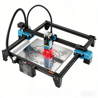 Machine de gravure laser 3D CNC de haute précision 5,5 W pour la découpe de métal, de bois, de plastique et le bricolage