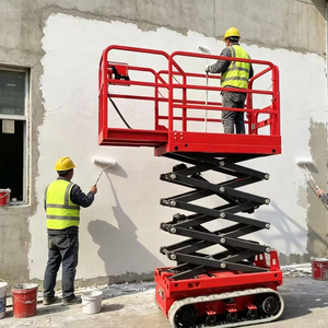 Con orugas de goma de 6 metros, puede superar obstáculos y realizar operaciones en alturas sin puntos ciegos, elevación tipo tijera - Product Image 1
