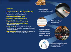 เครื่องทดสอบทองคำ Riselaser XRF เครื่องตรวจสอบทองคำ เครื่องวัดความบริสุทธิ์ของทองคำ - Product Image 4