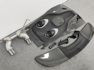 Kit de carrosserie amélioré de style <span class=keywords><strong>600LT</strong></span> pour <span class=keywords><strong>McLaren</strong></span> 540C 570S Capot de moteur en fibre de carbone sec Spoiler arrière Pare-chocs d'échappement pour personnalisation de voiture - Product Image 2