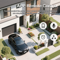 SIXWGH WiFi/Zigbee3.0 Modul Saklar Pintar Pembuka Pintu Garasi Kompatibel dengan Aplikasi Tuya Smart Life, Dapat Dikendalikan Jarak Jauh, Pengaturan Timer