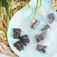 Bonbons gélifiés personnalisés en forme d'ours, produits alimentaires à base de plantes pour hommes, gommes énergisantes pour hommes