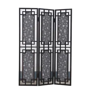 Professional Factory Pvc Bamboo Wood Soundproof Folding Screen Room Divider