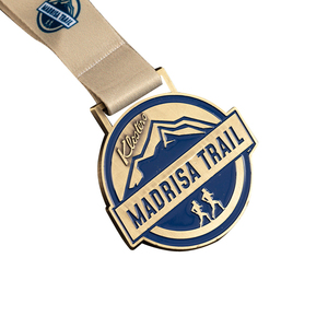 Nhà Máy Tùy Chỉnh Men Huy Chương Đầy Màu Sắc Ưa Thích Trail Thể Thao Huy Chương - Product Image 2