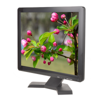Moniteur LED pour ordinateur et télévision 15 pouces, entrée DC 12V, fabricant Chine