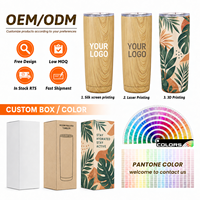 Mug Perjalanan Bambu 20oz dari Supplier, Tumbler Vakum Stainless Steel dengan Tutup Geser Anti Cipratan untuk Kopi, Teh, dan Air