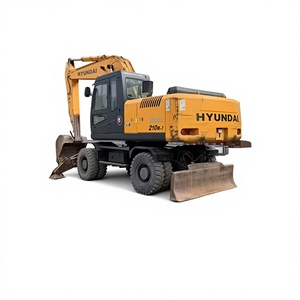 Excavadora de Ruedas Hyundai 210w-7 de 20 Toneladas, Importada de Corea, 210w-7 210w-9, Pintura Original, Precio Económico con Descuento - Product Image 1