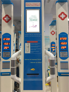 HW-700A <span class=keywords><strong>BMI</strong></span> siêu âm chiều cao trọng lượng cơ thể chất béo máy đo - Product Image 2