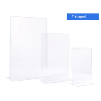 Support de Menu en acrylique Vertical personnalisé, porte-Menu de Table 5x7, bon marché avec Pmma, support de Page publicitaire, usine chinoise