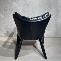Fauteuil de loisirs de style rétro du milieu du siècle, en bois de frêne sculpté, fauteuil d'appoint individuel pour salon, salle de thé, mobilier de maison