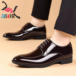 Zapatos Casuales Versátiles para Hombre, Formales, de Cuero PU, con Aumento de Altura, Envío Directo, Tallas Grandes 38-48 para Primavera, Verano y Otoño - Product Image 4