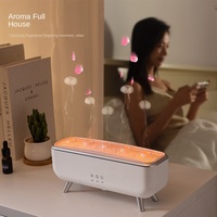 Humidificateurs électriques colorés pour la maison, contrôlables par application, en plastique, avec logo personnalisé, 300 ml, anneaux de fumée, flamme de méduse