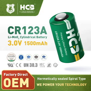 Meilleure batterie au lithium primaire 3v CR17335 Lithium <span class=keywords><strong>3</strong></span> <span class=keywords><strong>volts</strong></span> <span class=keywords><strong>CR123A</strong></span> 1500mAh Fournisseur de solutions en gros - Product Image 2