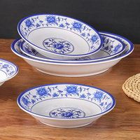 Vente en gros d'assiettes et de plats d'inventaire vaisselle de vajilla assiettes et bols en mélamine design