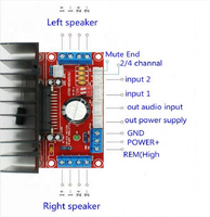 MOSFET — carte amplificateur Audio multimédia à 4 canaux pour voiture, pouces, TDA7850, 4x50w