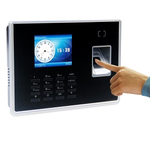 Lector de Asistencia con Huella Dactilar, Máquina de Control de Asistencia con Wifi, Pantalla LCD, Software Gratuito en la Nube - Product Image 1
