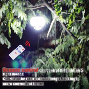 Para Naturehike, lámparas portátiles de fútbol para acampar, <span class=keywords><strong>luz</strong></span> de trabajo, tienda colgante con LED solar USB para actividades al aire libre - Product Image 2