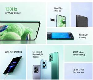 Teléfono Celular Note 12 de 128 GB, No es Nuevo, Teléfono Móvil para Redmi Note 12, Celular para Redmi Note 12, Teléfono Inteligente Android 5G - Product Image 6