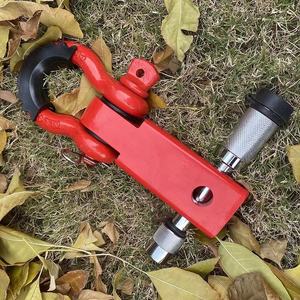 2-Zoll-Anhängerkupplungsstiftempfänger D-Ring Schäkel Hochleistungs-Massiv 3/4 ''Schäkel halterung LKW-Abschlepp zubehör Anhänger kupplungs empfänger - Product Image 5