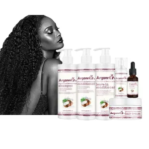 Arganrro shampoo de enrolamento feminino, shampoo de enrolamento, limpeza profunda, sem sulfato, para mulheres, com ondas afro