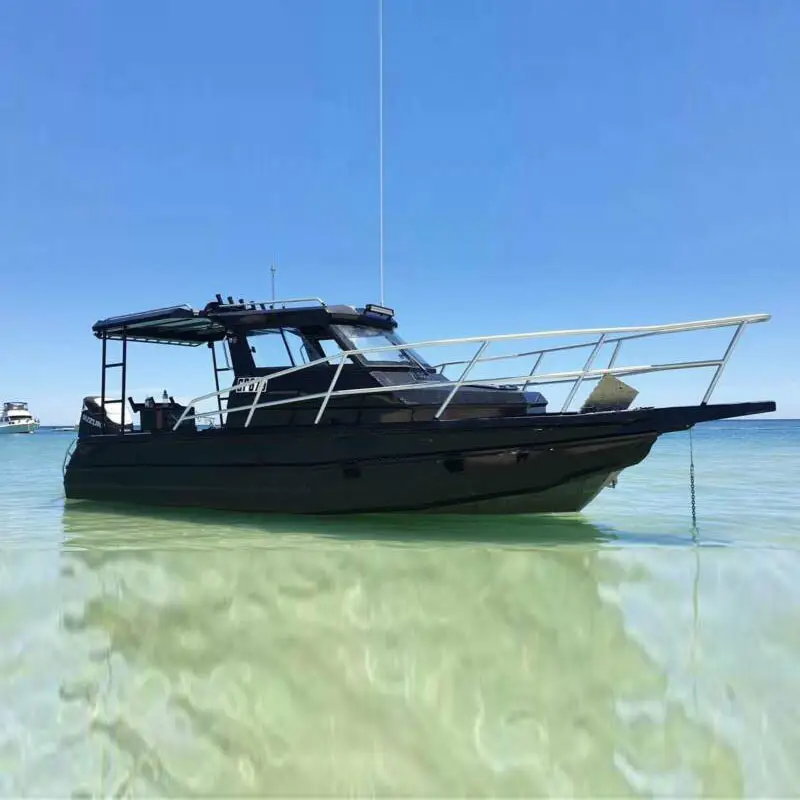 Offshore Boat for Sale Canada- 7.5m / 25ft Easy Craft Welded Aluminum Fishing Boat with CE& Pontoon& Walkaround