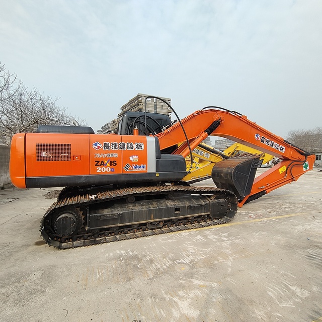 Used Excavators Hitachi ZX200 Original Low Price Crawler Hydraulic Excavator Machinery Japanese Condition Hot Sale