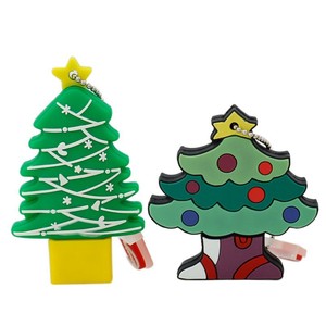 New Trending PVC Christmas Tree Shape Customized USB Flash Drive 2026 Christmas Gifts Rubber <strong>Memory</strong> <strong>Stick</strong> - Product Image 5