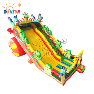 Tobogán Inflable Comercial de Diseño Nuevo, Tobogán Seco Inflable de PVC con Forma de Dinosaurio - Product Image 1