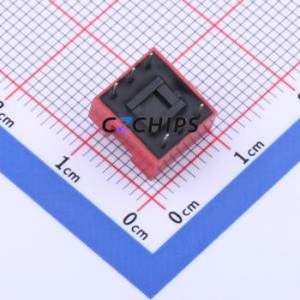 KH-BM2.54-3P DIP Switch Through hole Component (THT) Switch Flat Toggle, Raised Type 3 PC Pin 2.54mm - Product Image 2