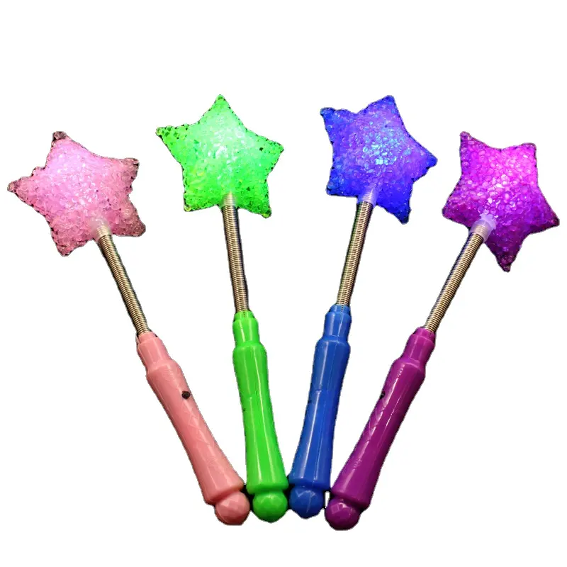 Grosir Tongkat Cahaya Bentuk Hati/Bintang Warna-warni Tongkat Cahaya Mawar Konser Musim Semi Tongkat Neon untuk Dekorasi Pesta Pernikahan
