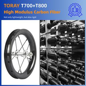 Bestseller Carbon 20 "Bmx Rim Tubeless Tire Rueda de bicicleta Llanta V Brake 406 Juego de ruedas para bicicleta de niños - Product Image 3