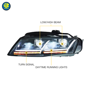 YU GUANG Faróis de LED para Audi A4 B8 2009 2012 6000K Frente Luz Cabeça Lâmpadas Atualização LED Cabeça Luz Projetores Faróis - Product Image 5