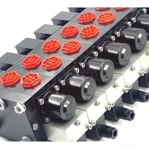 Vanne de régulation proportionnelle HSDSL 140L Min 6 voies 250 Bar G1/2 Vanne hydraulique en fonte manuelle électro-hydraulique - Product Image 3